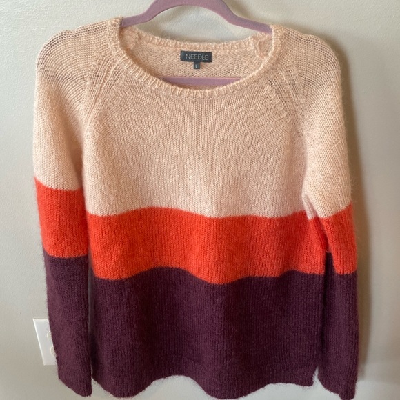 NEEDLE By Anthropologie Louise Mohair Merino Wool Sweater Women's Size large - Picture 6 of 11